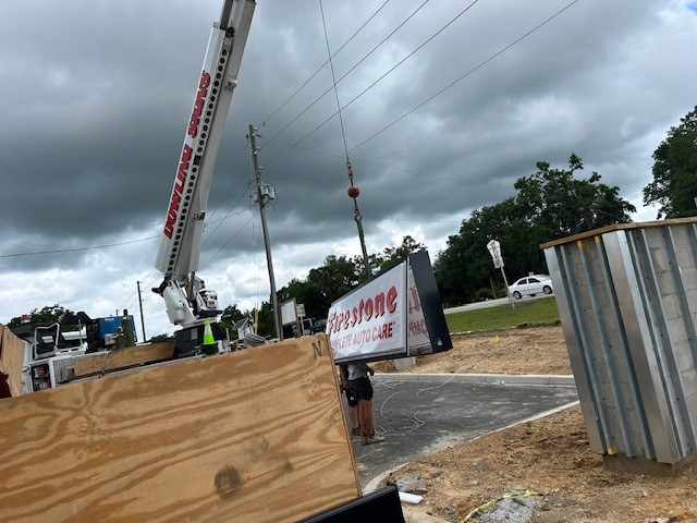 GSCCONSTRUCTS's tweet photo. Process ➡️ Progress at our @FirestoneTires in Alachua. #FloridaConstruction #Construction #CommercialConstruction #GeneralContractor #Discover #Contractor #Florida #Building #Southern #Automotive #Groundup #Innovation #Creativity #Future #Viral #Trending #Signage #Signs https://t.co/tvec2SHg3L