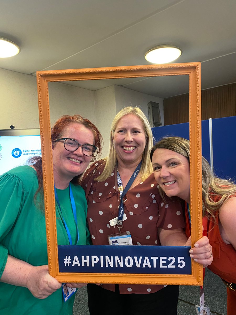 #AHPInnovate25 

Inspiring day at the AHPs Innovation Together event listening to so many professionals working hard to improve our services for both patients and staff 😃