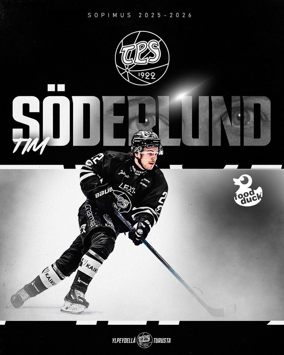 Välkommen tillbaka Tim 🤝

Tim Söderlundin kummiyrityksenä kaudella 2025-2026 toimii <a href="/foodduck_fin/">Foodduck</a> 🖤🤍

#HCTPS #Turku #Liiga