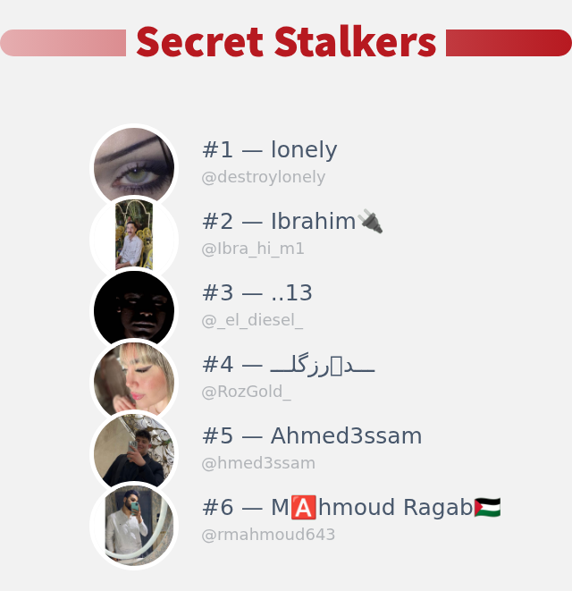 Я только что обнаружил, кто посетил мой профиль в Твиттере!

⠀➡️ infinityweet.me/secret-stalker…