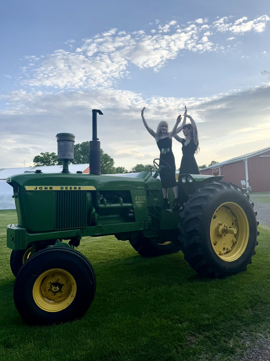 when u are trying to take ur tractor pics seriously but u realize hot to go is playing