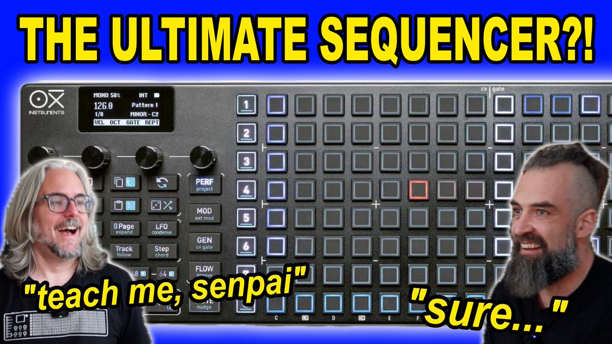 New vid feat <a href="/Ooramusic/">Oora</a> and the <a href="/oxiinstruments/">OXI Instruments</a> Oxi One Mk2
youtu.be/CAMJp7Re788