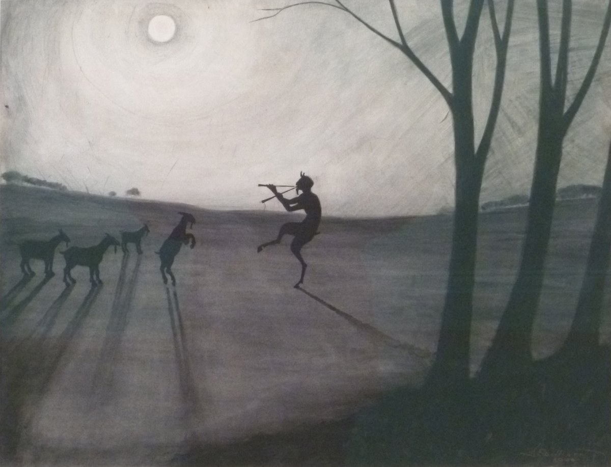 Faun by Moonlight (Léon Spilliaert, 1900)