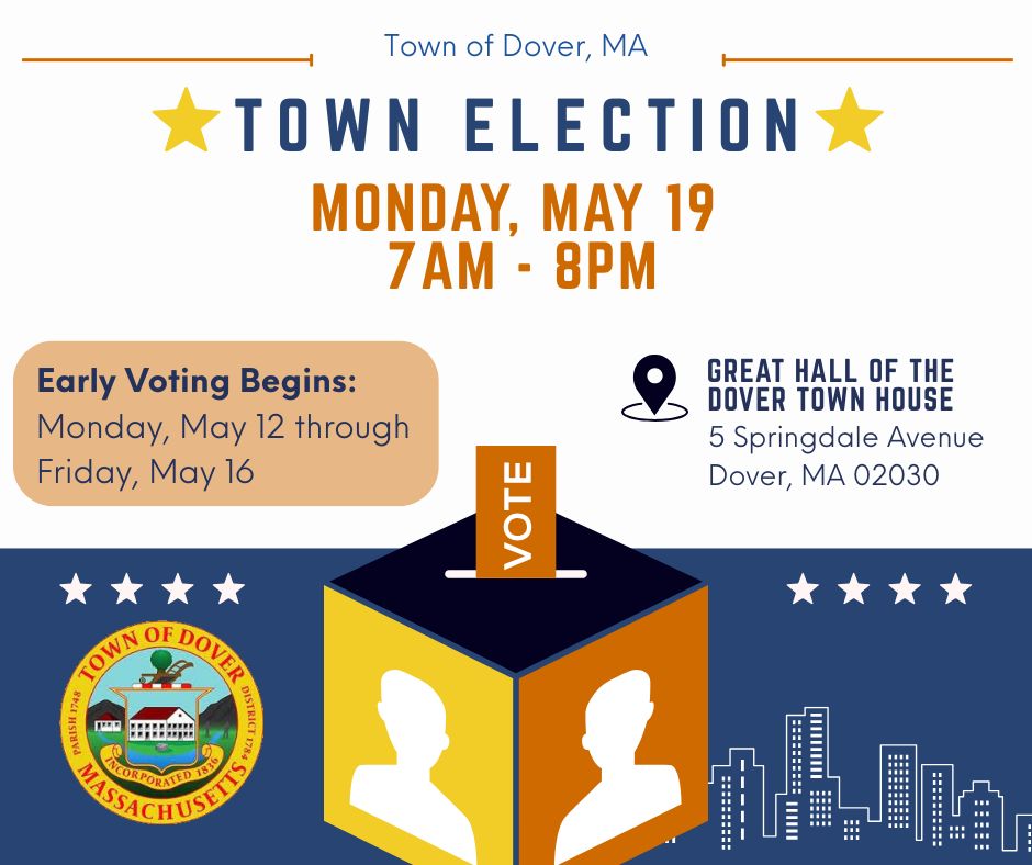 Dover residents don't forget to vote! Polls are open until 8:00