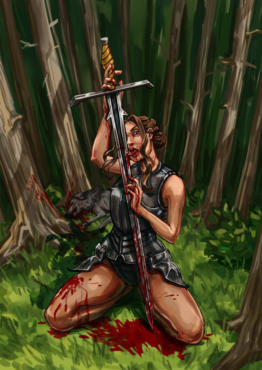 suchamorda's tweet photo. Bloody knight⚔️ https://t.co/Nsi1Vshqor