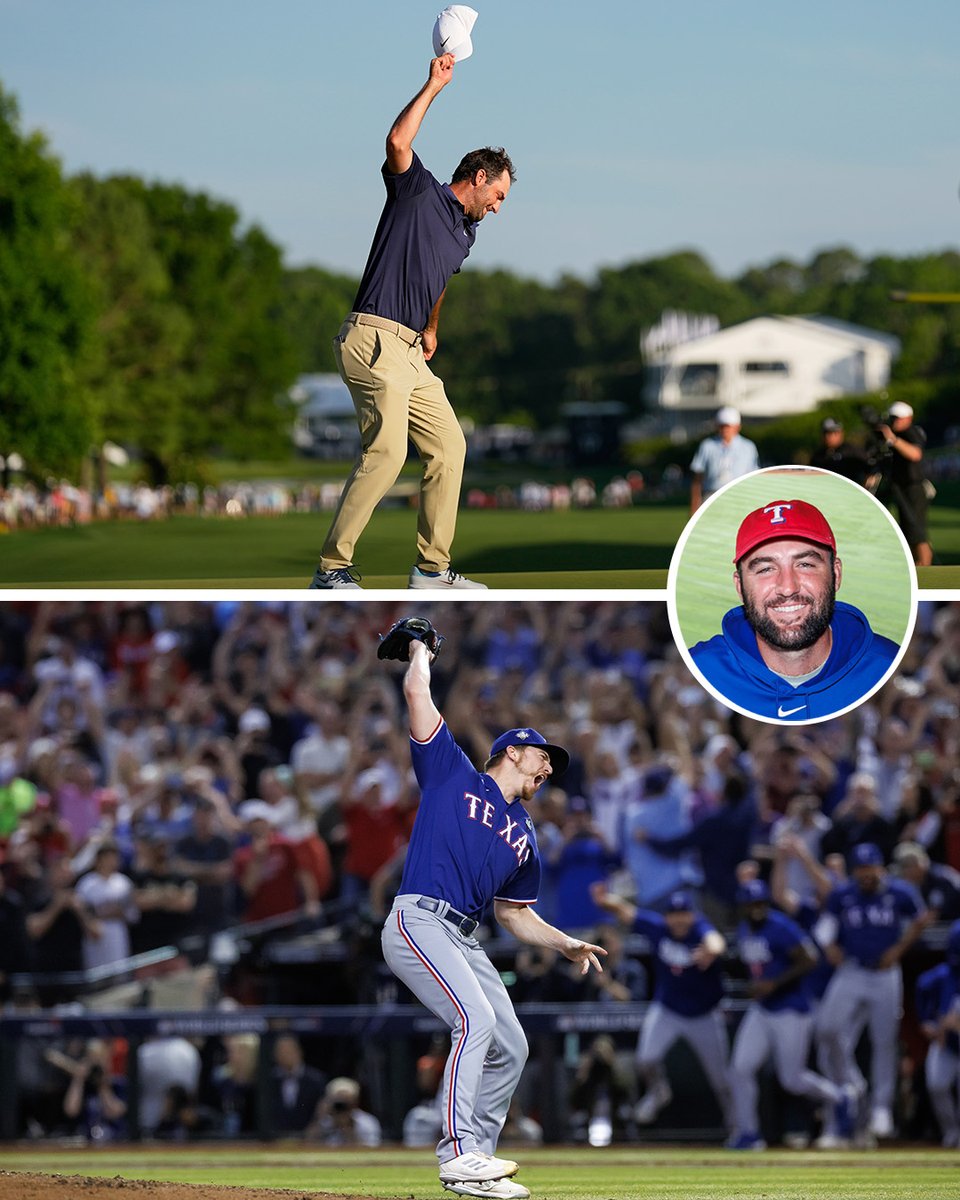 Same energy‼️

Congrats to Rangers fan, Scottie Scheffler on winning his third career major!