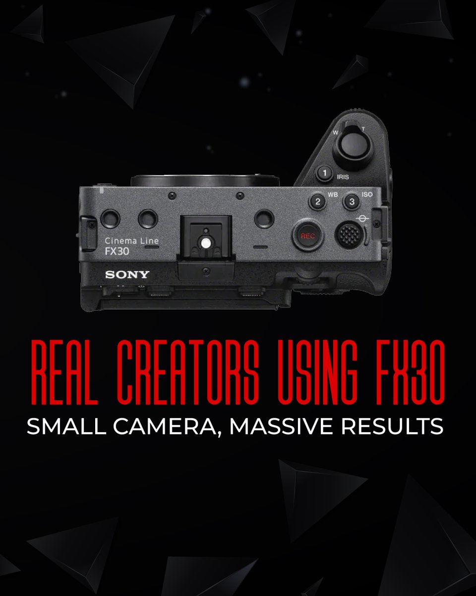 🎬 Create like a pro with the Sony FX30
✅ 4K 120fps | 10-bit 4:2:2
✅ S-Cinetone color science
✅ Lightweight, cinema-grade power
📷 Ideal for creators &amp; filmmakers

🛒 Grab yours now - slrhut.co.uk/product/ID3844…

#slrhut #Sony #camera #filmmaking  #fypシ