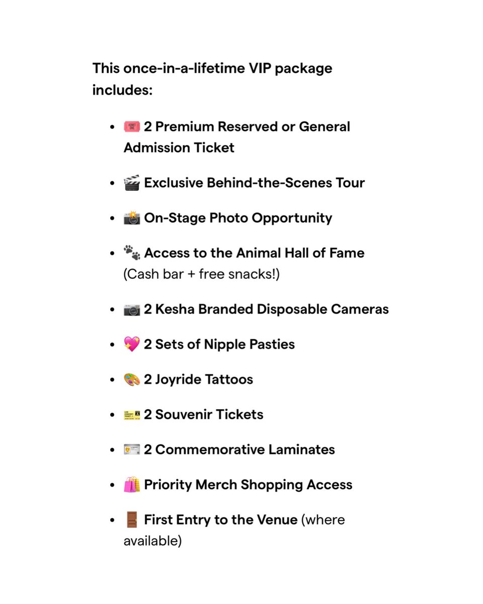 TWO JOYRIDE VIP PACKAGES AVAILABLE FOR AUCTION IN EVERY CITY ! 

Proceeds go towards The Magic Mission !

Bidding ends JUNE 24 — T!TS OUT TOUR starts JULY 1 !

🌹 givebutter.com/c/JoyrideTourT…