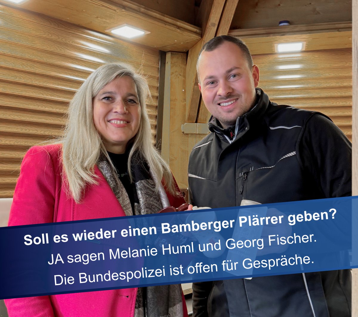Super Neuigkeiten: Der #Plärrer #Bamberg könnte zurückkommen! Die Bundespolizei zeigt sich offen für eine Nutzung ihres Geländes. Ich freue mich sehr, dass mein Vorstoß erfolgreich war und hoffe mit Georg Fischer (Schaustellerverband), dass die Gespräche mit der Stadt gut laufen.