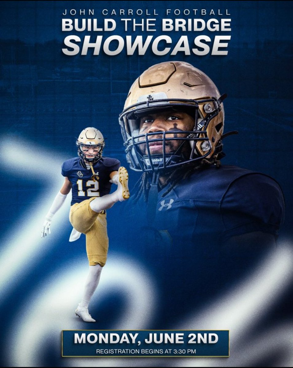 Kahari Hicks (@kahari_hicks) on Twitter photo 2 Weeks out. Registration closes on the 29th. <a href="/JCUFootball/">John Carroll Football</a> <a href="/BuildBridge2020/">Build the Bridge</a> Showcase. Use the link to register. tinyurl.com/BUILDTHEBRIDGE… <a href="/egoldie80/">Emmett Golden</a> <a href="/Bryan_Ault/">Bryan Ault - Midwest Scout</a> <a href="/Mark__Porter/">ScoutingOhio.com - 247 Sports - Bucknuts</a> <a href="/Jeff_Behrman/">Jeff Behrman</a> <a href="/FBCoachTJ/">Travis James 🇺🇸</a> <a href="/MacStephens/">Mac Stephens</a> <a href="/CoachCreel/">Coach Creel</a> <a href="/NHPreps/">News-Herald preps</a> <a href="/neohiohsfb/">NE Ohio HSFB</a> <a href="/mgoul/">Matt Goul</a> <a href="/NEOAAFCA/">AAFCA</a> 2 Weeks out. Registration closes on the 29th. <a href="/JCUFootball/">John Carroll Football</a> <a href="/BuildBridge2020/">Build the Bridge</a> Showcase. Use the link to register. tinyurl.com/BUILDTHEBRIDGE… <a href="/egoldie80/">Emmett Golden</a> <a href="/Bryan_Ault/">Bryan Ault - Midwest Scout</a> <a href="/Mark__Porter/">ScoutingOhio.com - 247 Sports - Bucknuts</a> <a href="/Jeff_Behrman/">Jeff Behrman</a> <a href="/FBCoachTJ/">Travis James 🇺🇸</a> <a href="/MacStephens/">Mac Stephens</a> <a href="/CoachCreel/">Coach Creel</a> <a href="/NHPreps/">News-Herald preps</a> <a href="/neohiohsfb/">NE Ohio HSFB</a> <a href="/mgoul/">Matt Goul</a> <a href="/NEOAAFCA/">AAFCA</a>