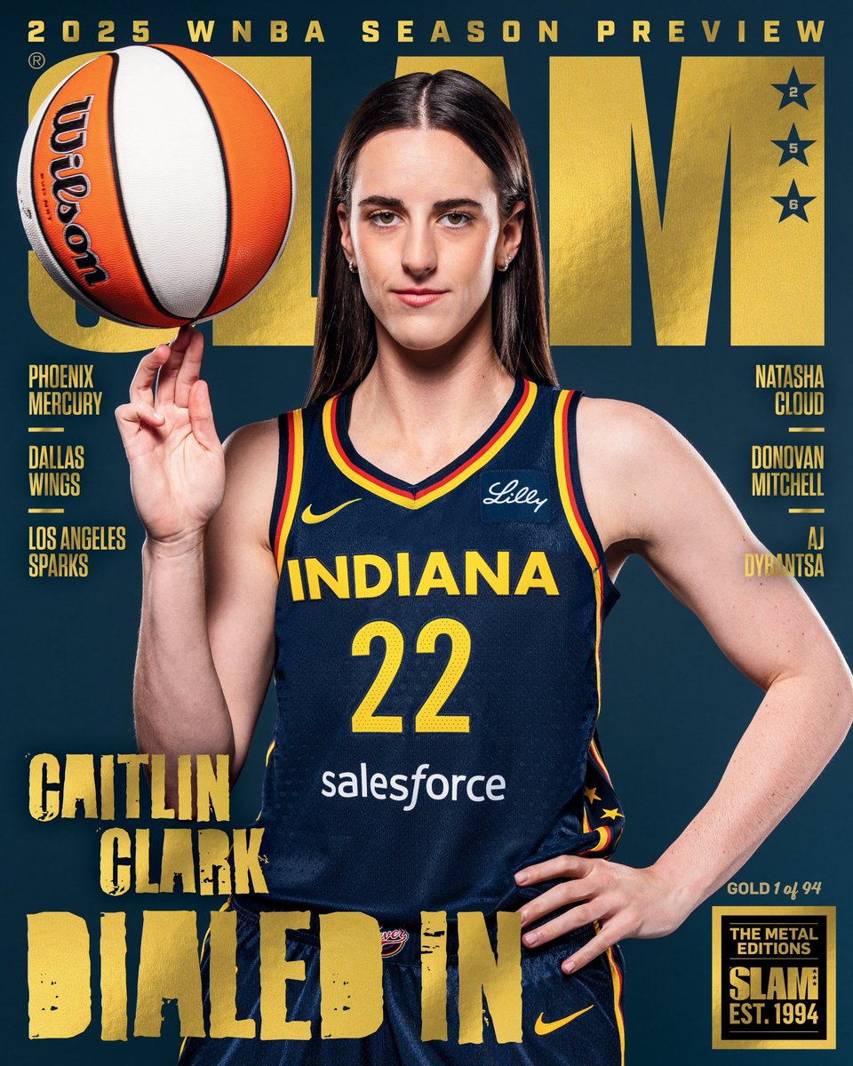 CClarkReport's tweet photo. Caitlin Clark is the cover of Slam Magazine https://t.co/Y0ia1C0LRk