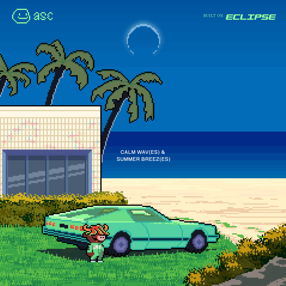 asclubnft's tweet photo. The Lunchbreak Committee presents:  

CALM WAV(ES) &amp; SUMMER BREEZ(ES)  

Built on @EclipseFND https://t.co/XjR2WD9zEQ