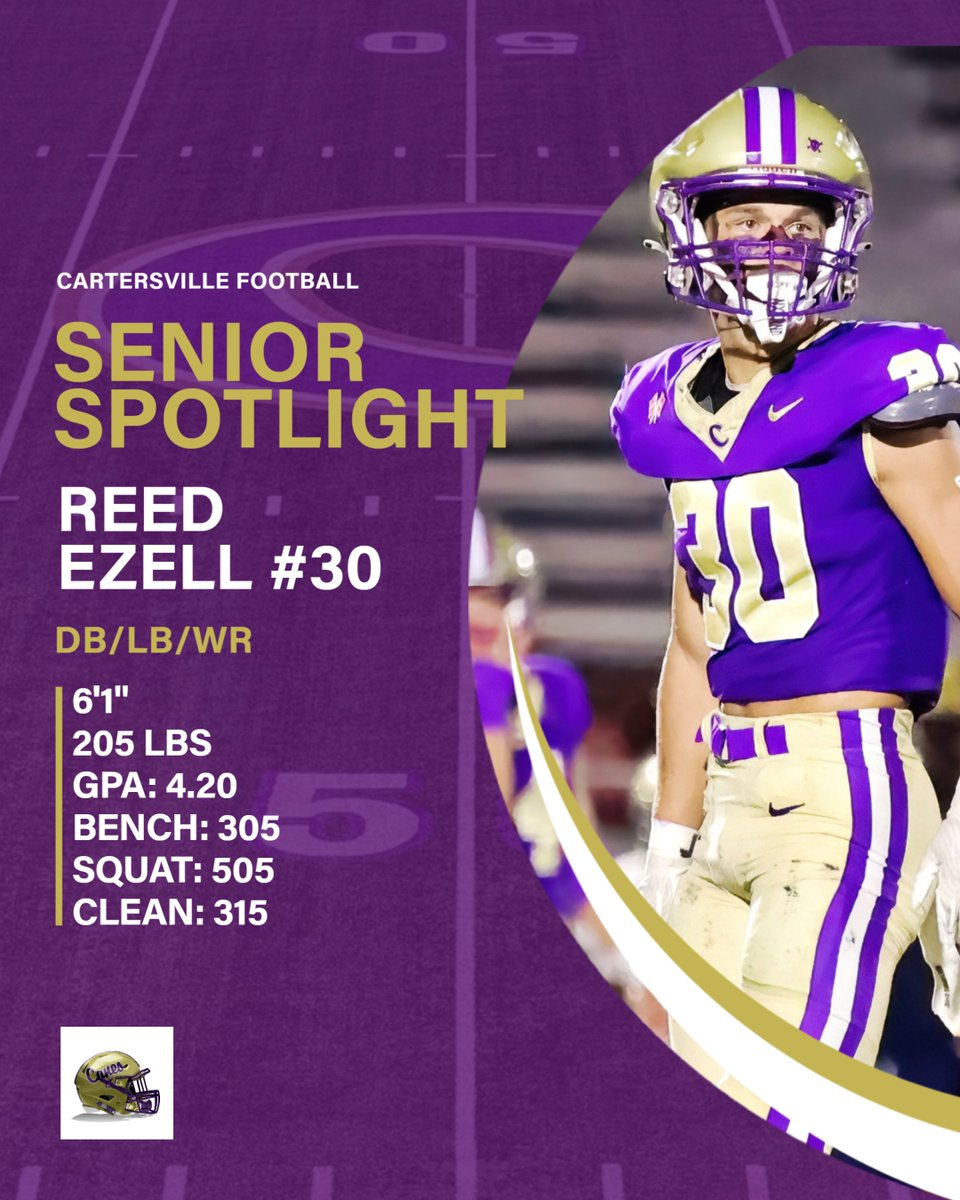 Senior Spotlight, <a href="/ezellreed1/">reed ezell</a>. #IfYouLoveItSayCanes #GreatToBeInTheVille