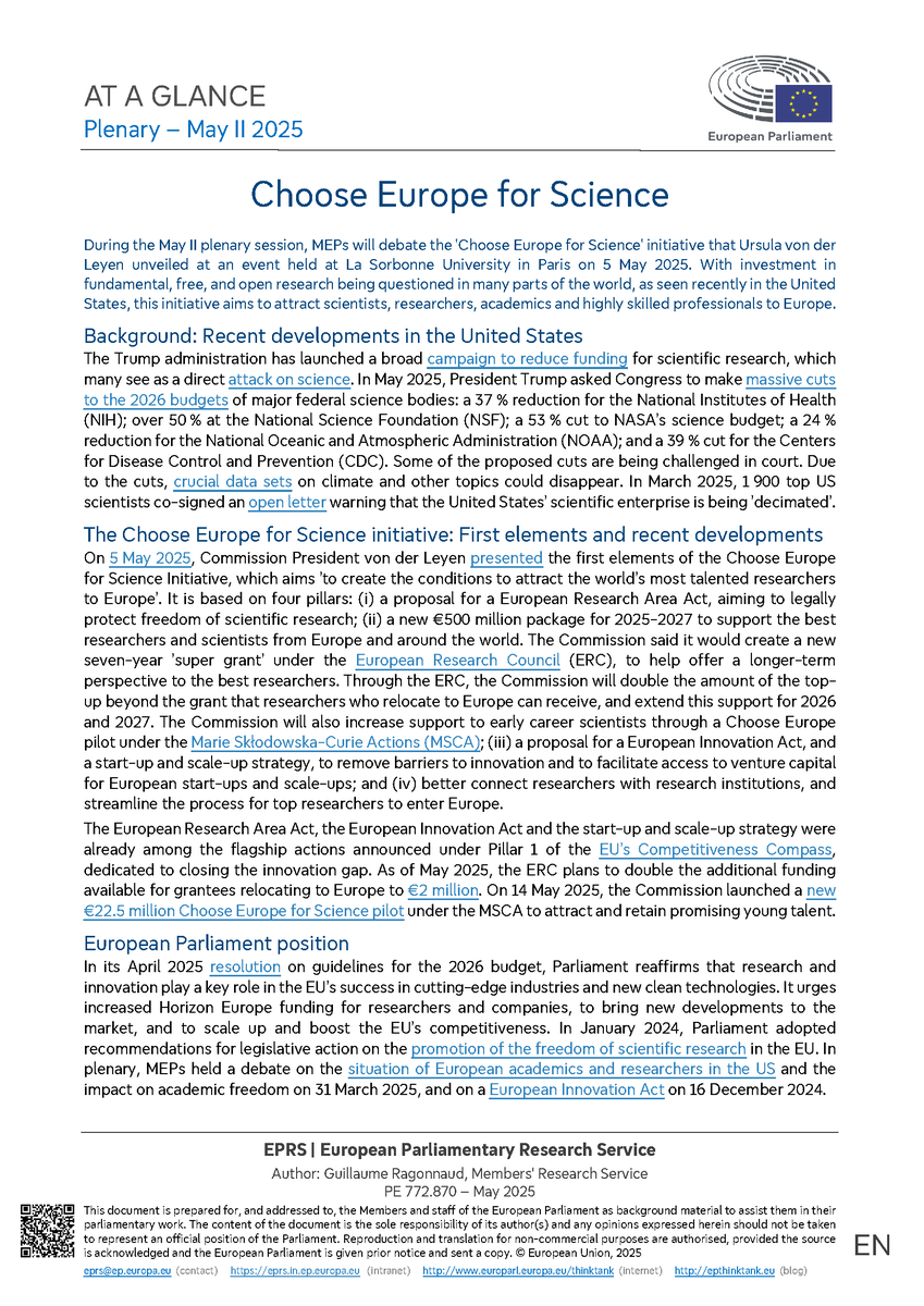 European Parliamentary Research Service tweet media