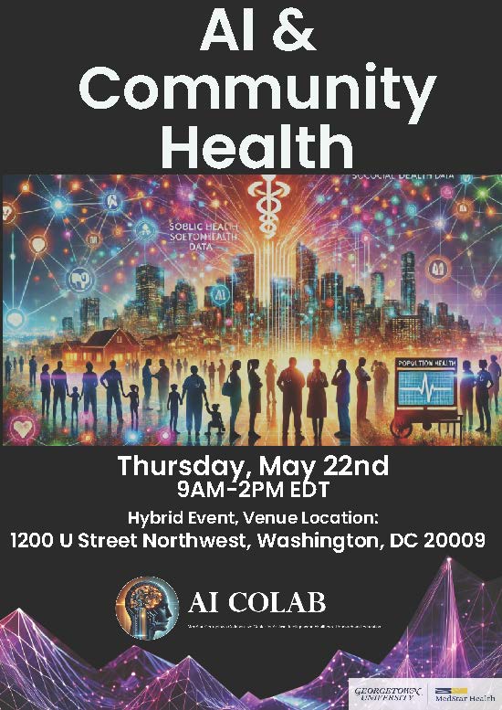 UWFCyberAI's tweet photo. Join @DrEmanEl_Sheikh at the AI & Community Health Summit this Thursday!
Location: True Reformer Building, Washington, D.C.
Or join virtually!
Host: @Georgetown AI CoLab
Register: https://t.co/eC9CYhyiIy
@UWF
#AICLSUMMIT25 #AICoLab #AIHealthCare #HealthTech #AIEvents #Hybrid https://t.co/Dac5T0yGnm