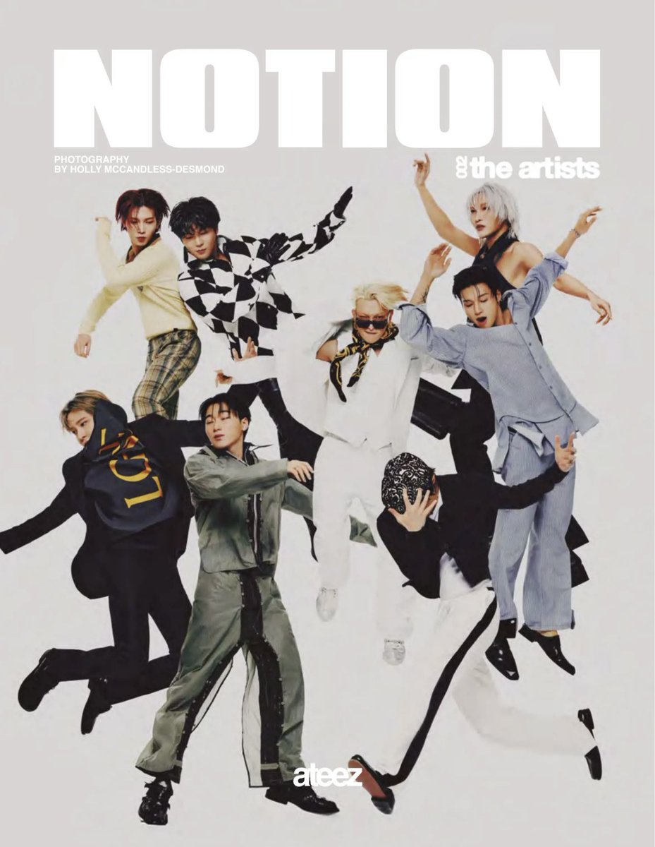 TinkerTeez_8's tweet photo. ATEEZ Notion Magazine hd https://t.co/ePjcmSXCay