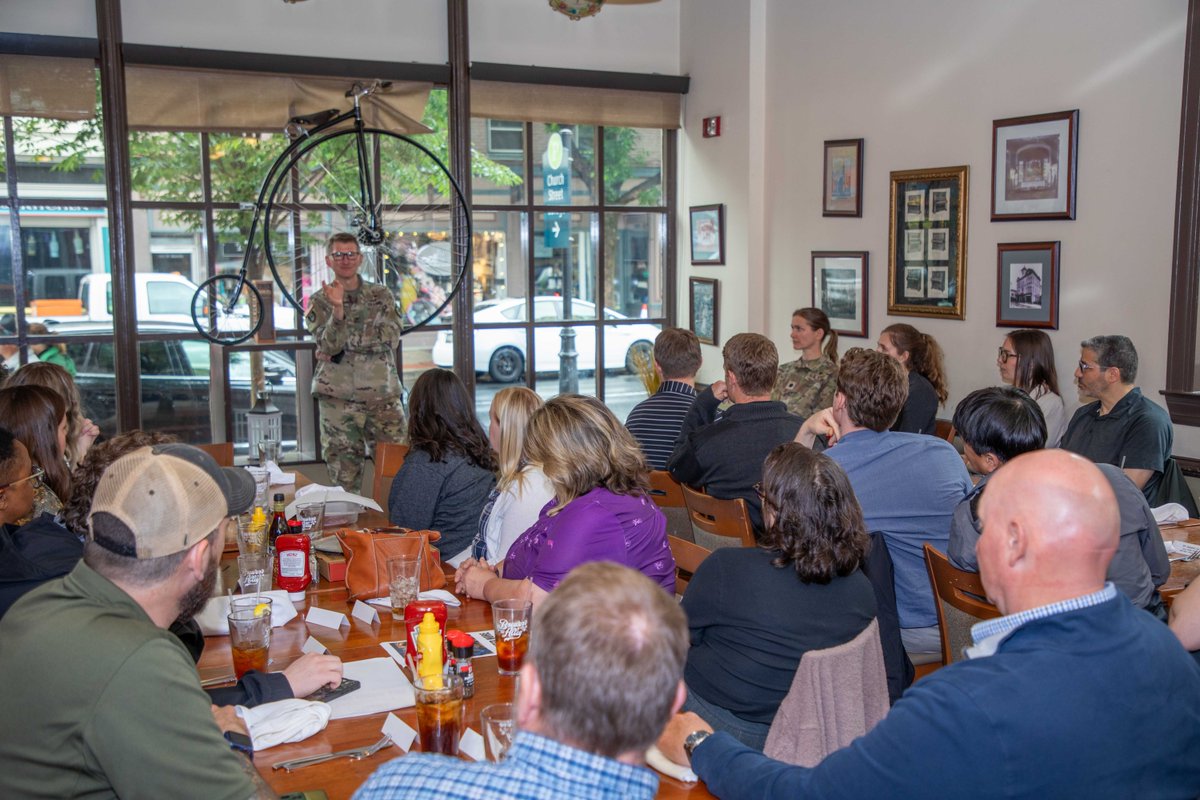 Last week, the TATRC staff gathered at Brewer’s Alley in downtown Frederick to bid a fond farewell to our former Commander, COL Jeremy Pamplin, who is preparing for his retirement from Active Duty.

#FuseTheTeam | #FindAWay | #AutomatingCasualtyCare