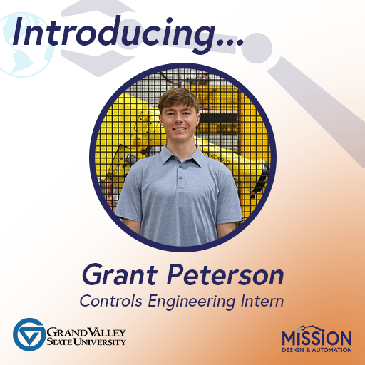 onamissionMDA's tweet image. Meet Grant Peterson, one of our Controls Engineering Interns this summer at Mission!
Grant is a student at @GVSU studying Interdisciplinary Engineering with a focus on Mechatronics.
Grant, we're thrilled to have your fresh perspective on board!
#OnAMission #ControlsEngineering