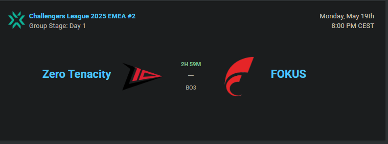prtiVAL's tweet image. Gameday! 20cest
twitch.tv/valorant_emea