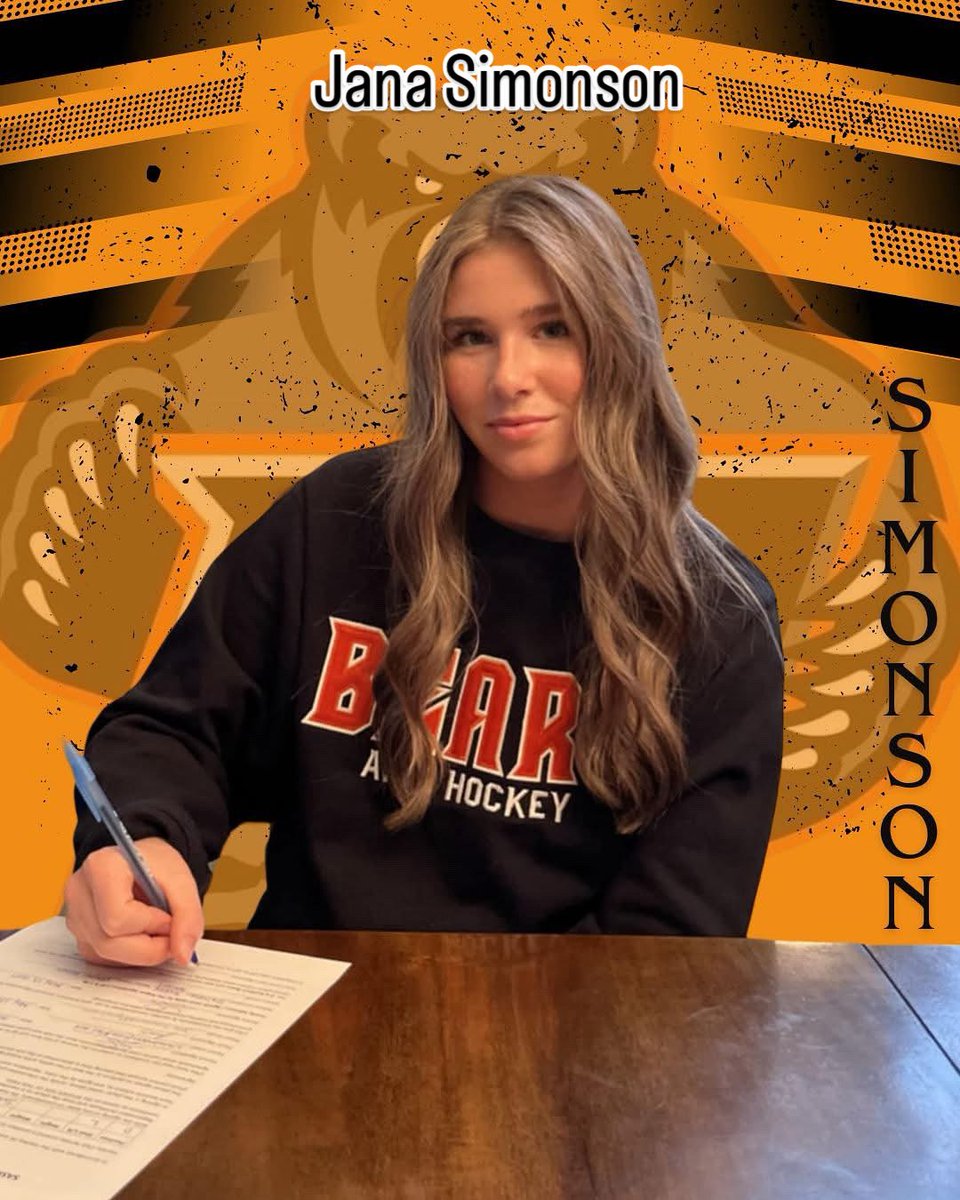 TrailBlazer Hockey Advisors (@tbhockeyadvisor) on Twitter photo Congrats 2010 LHD Jana Simonson on signing with the U18 AAA <a href="/PABears/">Mann-Northway Northern Bears Female AAA</a> for 2025-26!
#trailblazer Congrats 2010 LHD Jana Simonson on signing with the U18 AAA <a href="/PABears/">Mann-Northway Northern Bears Female AAA</a> for 2025-26!
#trailblazer