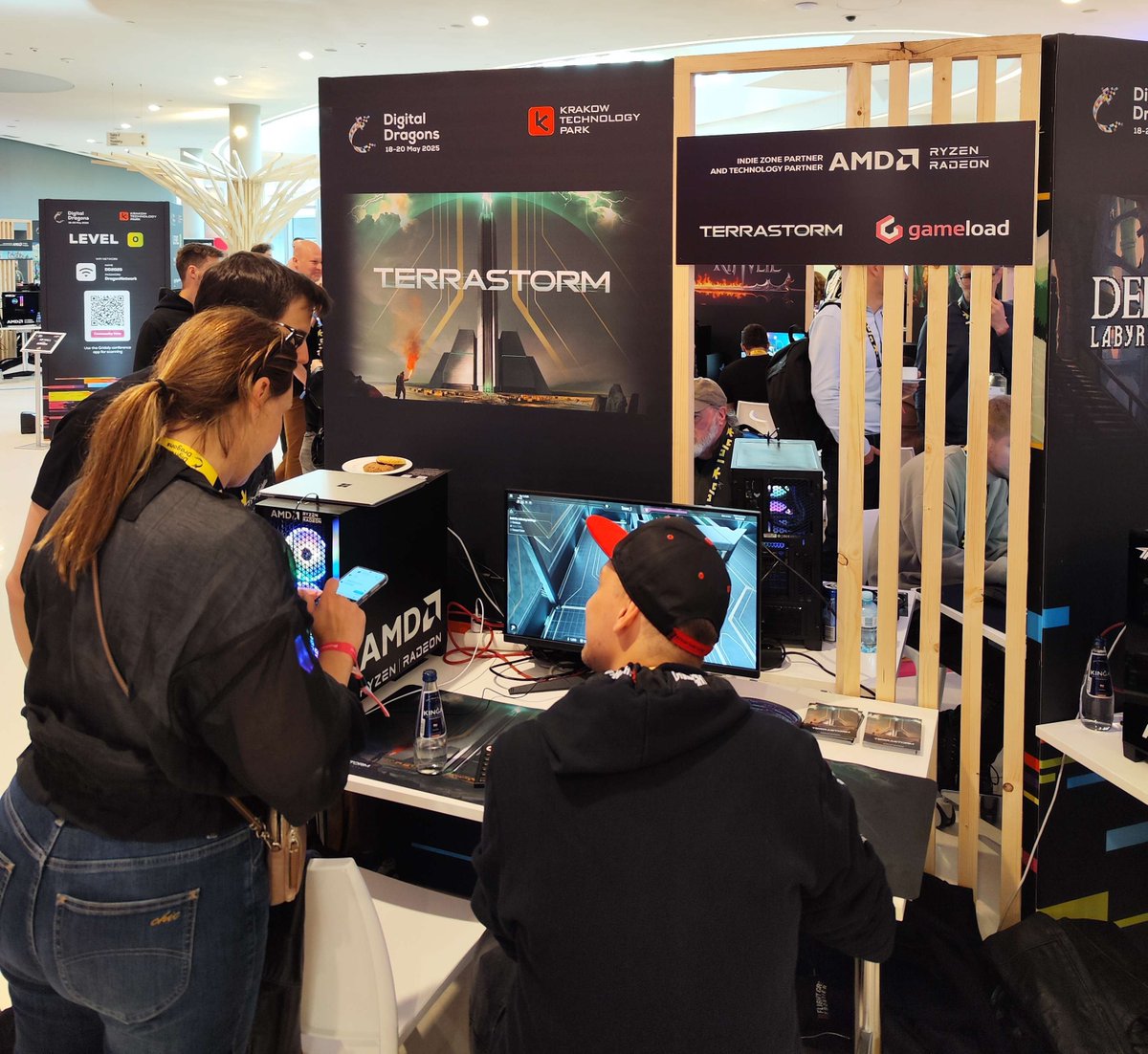 GameLoadStudio's tweet image. The @Digital_Dragons event is in full swing - and of course, we’re here as well! 👀🔥
Drop by the Indie Zone, Booth 29, and check out #TerraStorm. We’d love to hear what you think! 📝
#GameDev #IndieDev