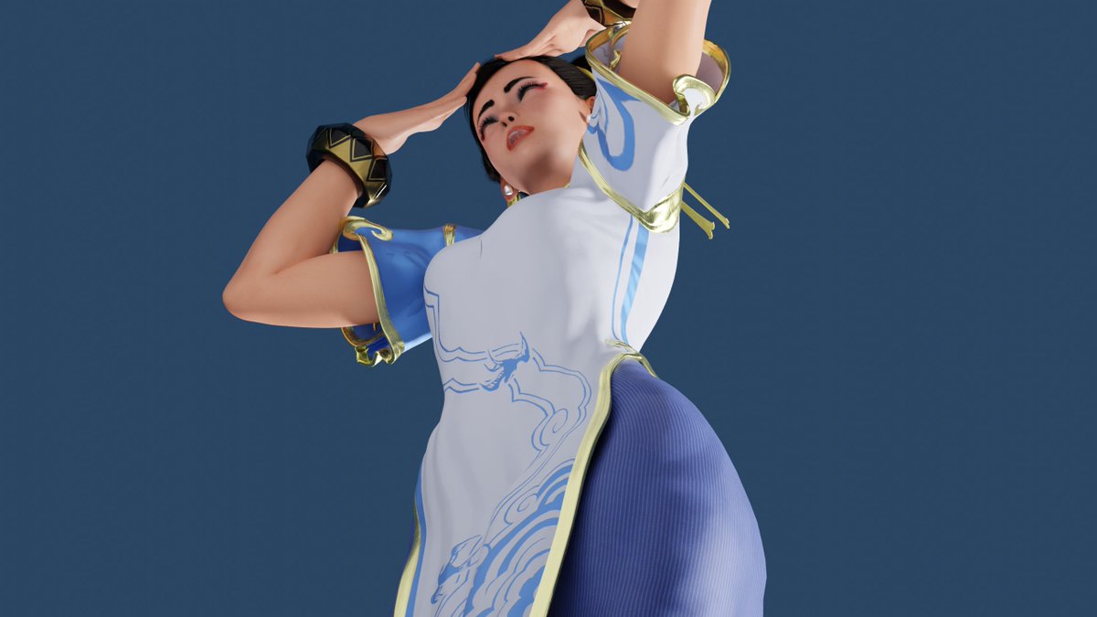 Hii~ Yatta here! I had made a Chun-Li model before, but I wasn’t satisfied… so I rebuilt it from scratch, staying true to her original SF6 design. Hope you like it! 👀