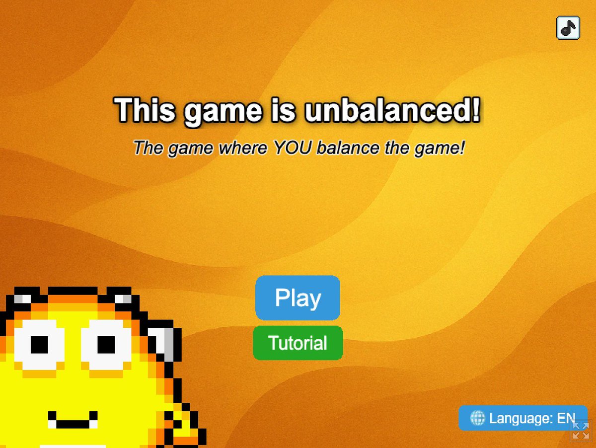 Building games with AI at the center is a fundamental shift for how we think about games themselves, in the $NOODS x gamedev.js gamejam, 23 amazing game builders used AI to co-create games... 

First up, <a href="/AdrienGueret/">Adrien Guéret (KorHosik)</a>'s 'This Game is Unbalanced" ⬇️
x.com/Gamedevjs/stat…
