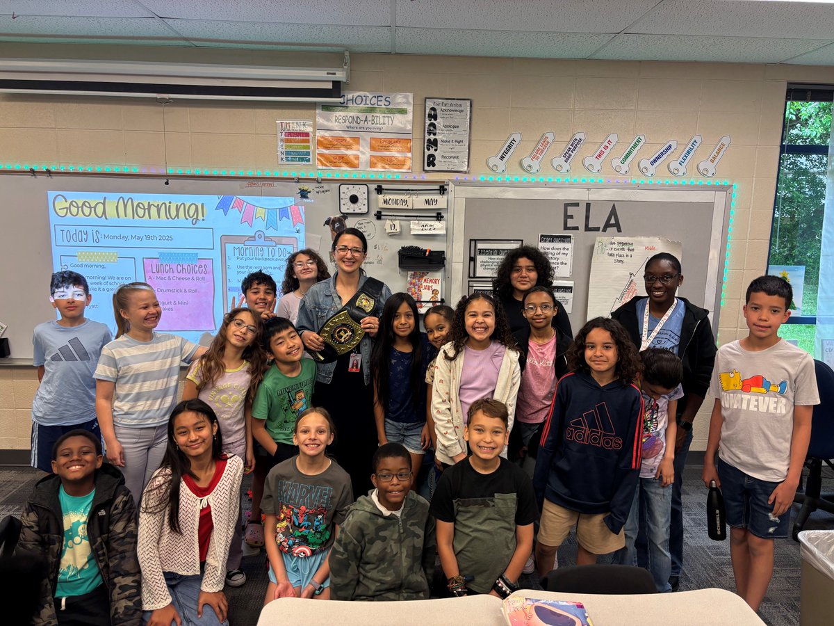 It's a magnificent day for CHAMPIONS this Monday!  Checkout our first ever nomination for a teacher CHAMPION!
