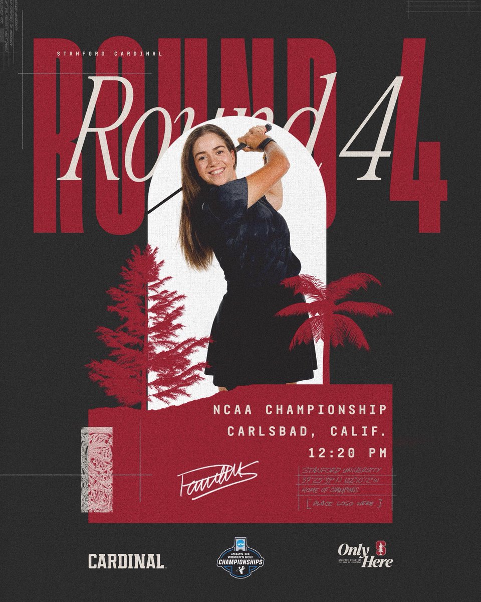 An individual will be crowned a national champion this afternoon.

📍 Carlsbad, Calif.
⛳️ <a href="/OmniLaCosta/">Omni La Costa Resort</a> 
🕧 12:30 pm
📺 <a href="/GolfChannel/">Golf Channel</a> 
📊 bit.ly/3SaaGNc

#GoStanford