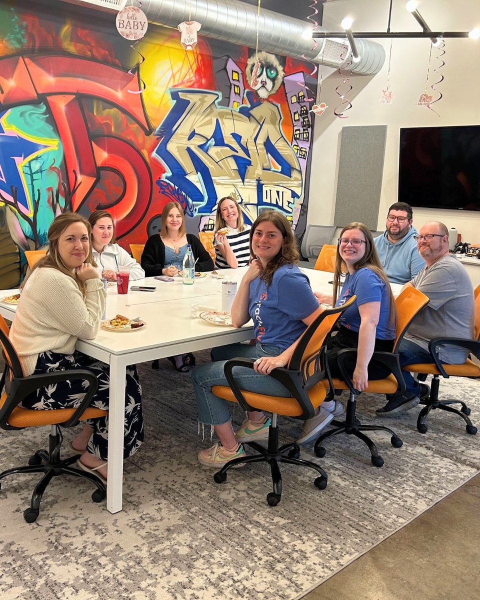 Track5Media's tweet photo. We had the best time celebrating Rachel and her baby girl on the way with a surprise shower at TrackFive!  🍼 💗

It’s such a joy to share in this exciting chapter of her life, and we couldn't be happier for her. Here’s to all the new adventures ahead, Rachel! 💕🎉 https://t.co/z0Jaco6zZV