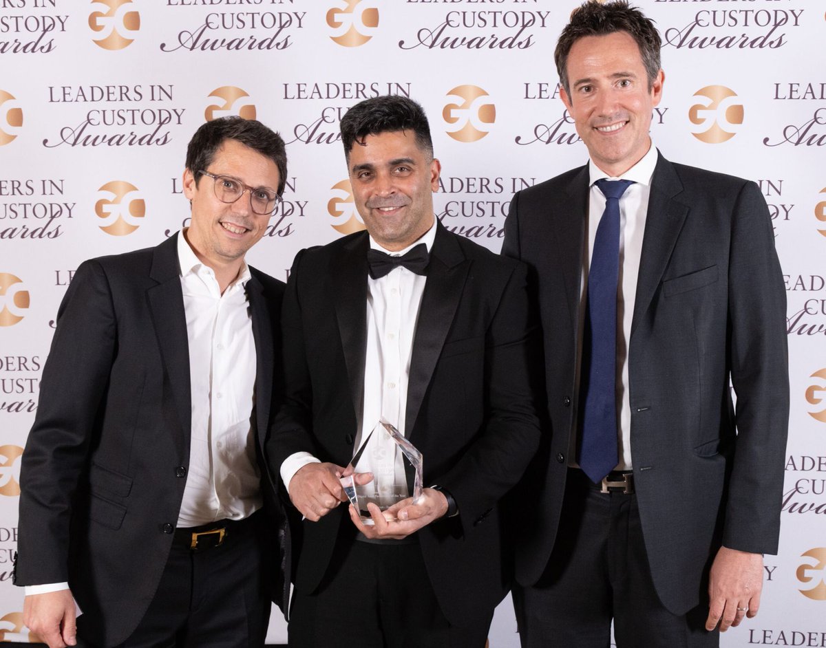 Taurus (@taurus_hq) on Twitter photo Taurus and <a href="/StateStreet/">State Street</a> have won Digital Asset Partnership of the Year at the 2025 "Leaders in Custody" Awards! 🏆
This prestigious honor from <a href="/globalcustodian/">Global Custodian</a> recognizes the most impactful collaboration in the digital asset space. 🤝
eu1.hubs.ly/H0kbpxV0 Taurus and <a href="/StateStreet/">State Street</a> have won Digital Asset Partnership of the Year at the 2025 "Leaders in Custody" Awards! 🏆
This prestigious honor from <a href="/globalcustodian/">Global Custodian</a> recognizes the most impactful collaboration in the digital asset space. 🤝
eu1.hubs.ly/H0kbpxV0