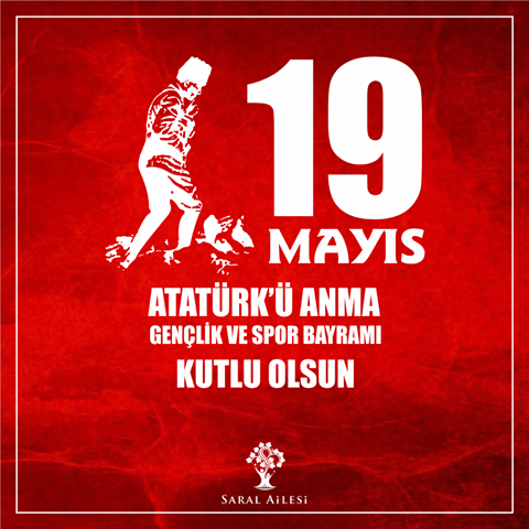 #19Mayıs Atatürk’ü Anma, Gençlik ve Spor Bayramımız kutlu olsun! 🇹🇷