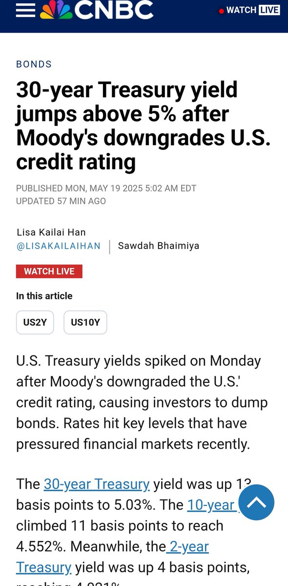 CapiLady's tweet image. #TheView
I don't recall the United States receiving a downgrade in our credit status under the #BidenHarris admin. Convicted felon trump is horrible for the American economy.