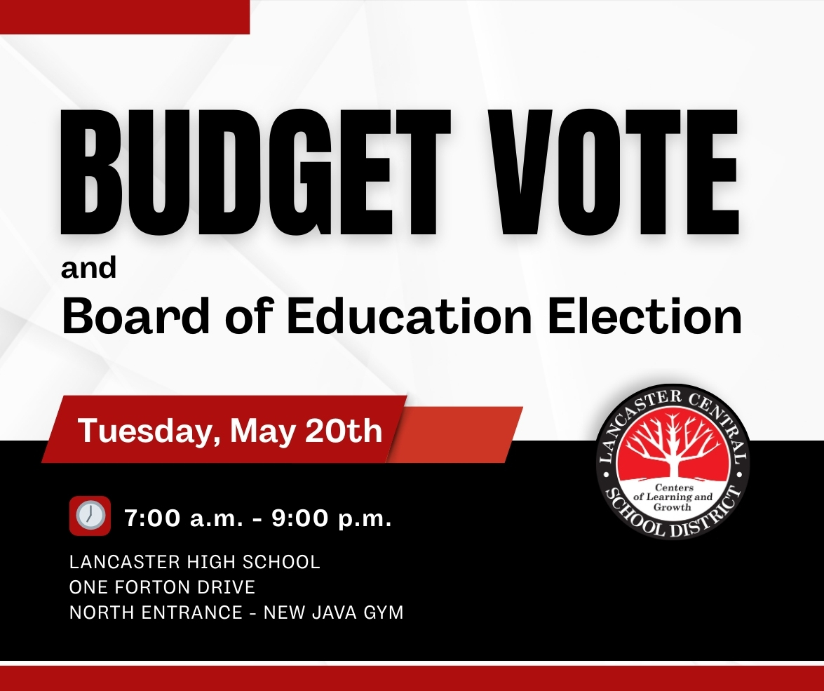 Please plan to participate in tomorrow's budget vote and election. Details about the ballot can be found here: bit.ly/3wTobcO