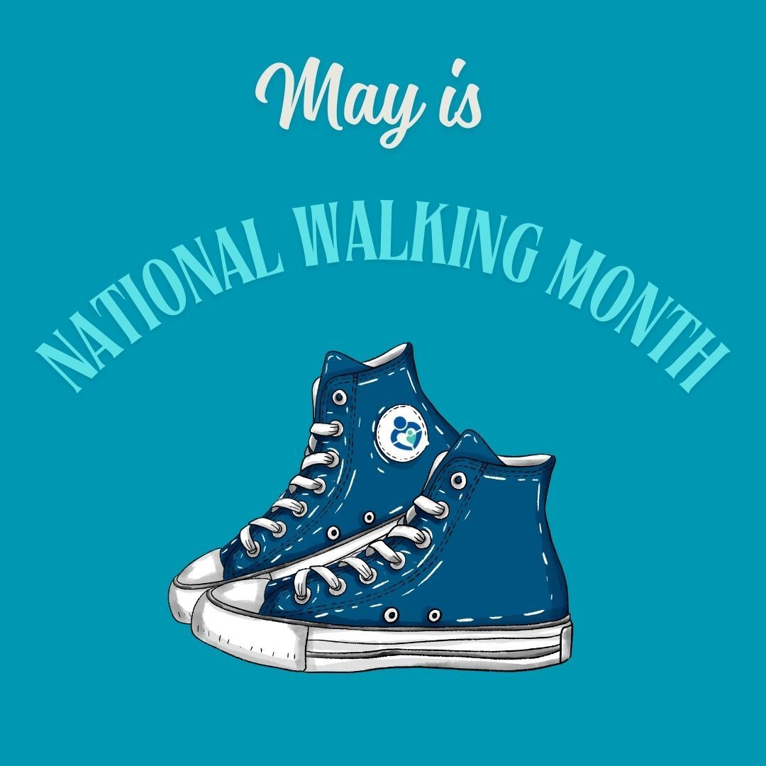 This May, let's lace up our shoes and step into a healthier, happier lifestyle! 💚💙👟