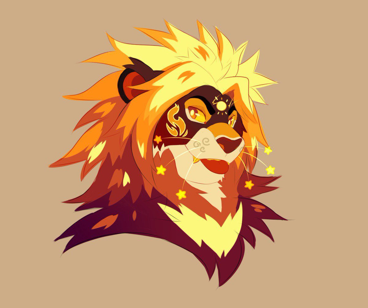 Solar storm lion WIP
