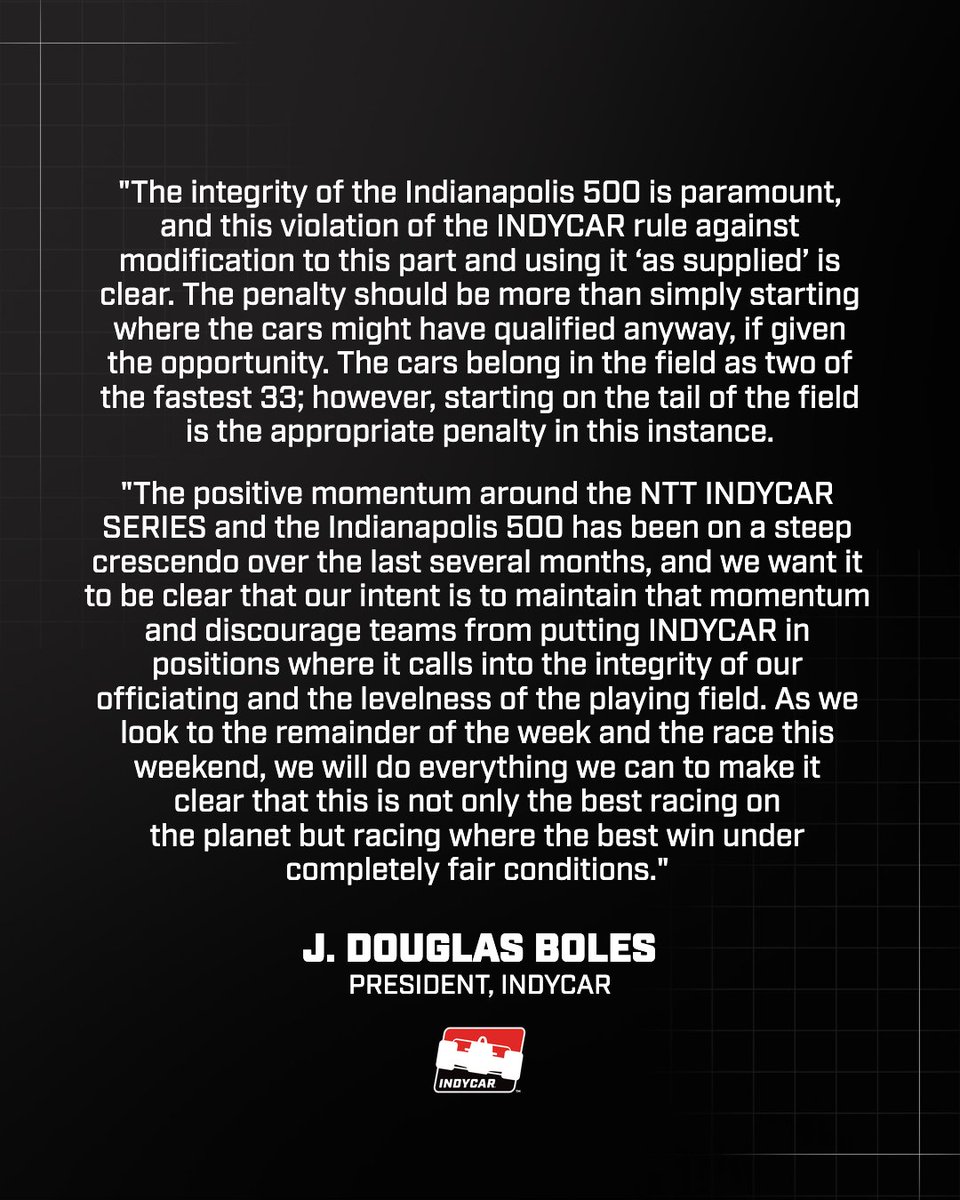 NTT INDYCAR SERIES tweet media