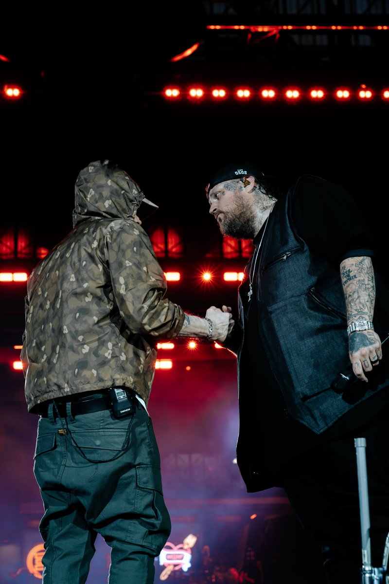 Marshall Mathers (@eminem) on Twitter photo Detroit thanks for showing my friend <a href="/JellyRoll615/">Jelly Roll</a> so much love!!! 🙏 great to see y'all Detroit thanks for showing my friend <a href="/JellyRoll615/">Jelly Roll</a> so much love!!! 🙏 great to see y'all