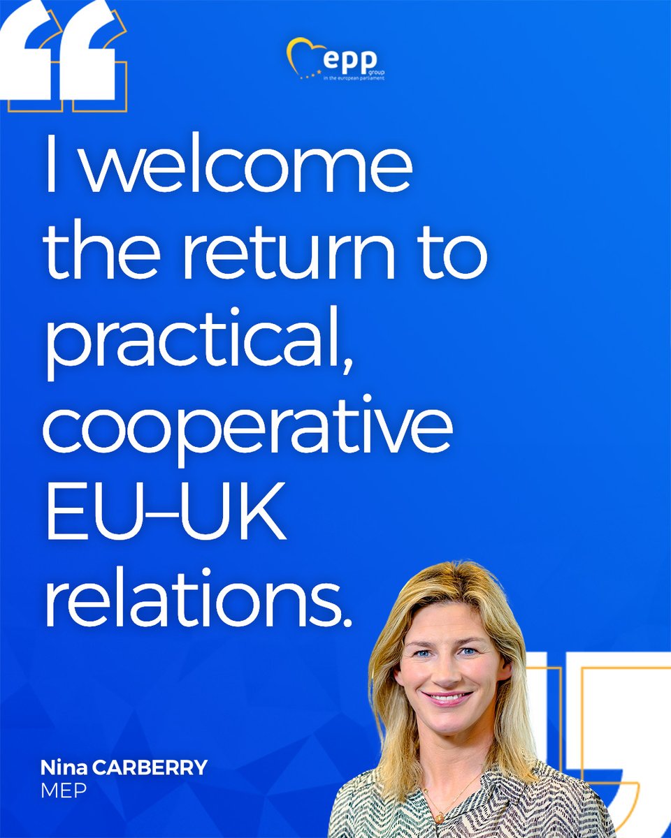 EPP Group (@eppgroup) on Twitter photo #EUUK agreement is a welcome step back towards practical cooperation, says <a href="/ninacarberry/">Nina Carberry MEP</a> MEP, and the European Parliament’s lead lawmaker for relations with the United Kingdom in the International Trade Committee.
Learn more from our thread (1/5): #EUUK agreement is a welcome step back towards practical cooperation, says <a href="/ninacarberry/">Nina Carberry MEP</a> MEP, and the European Parliament’s lead lawmaker for relations with the United Kingdom in the International Trade Committee.
Learn more from our thread (1/5):