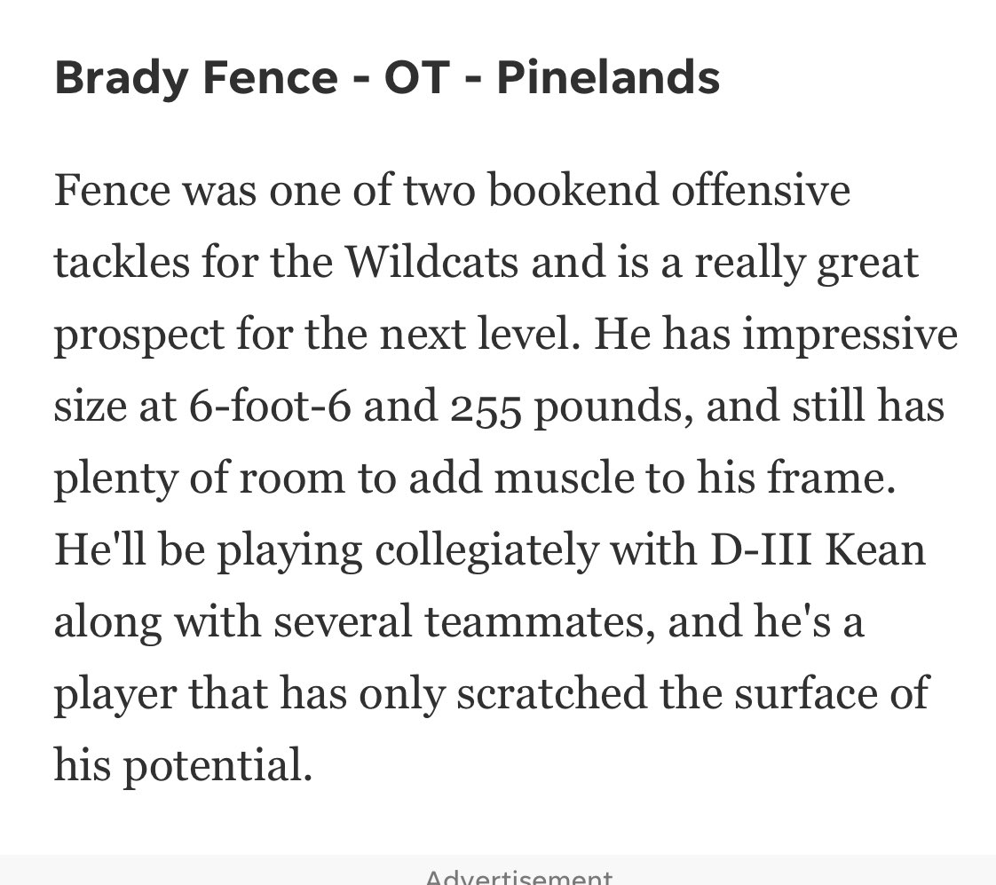 Congrats to Brady!