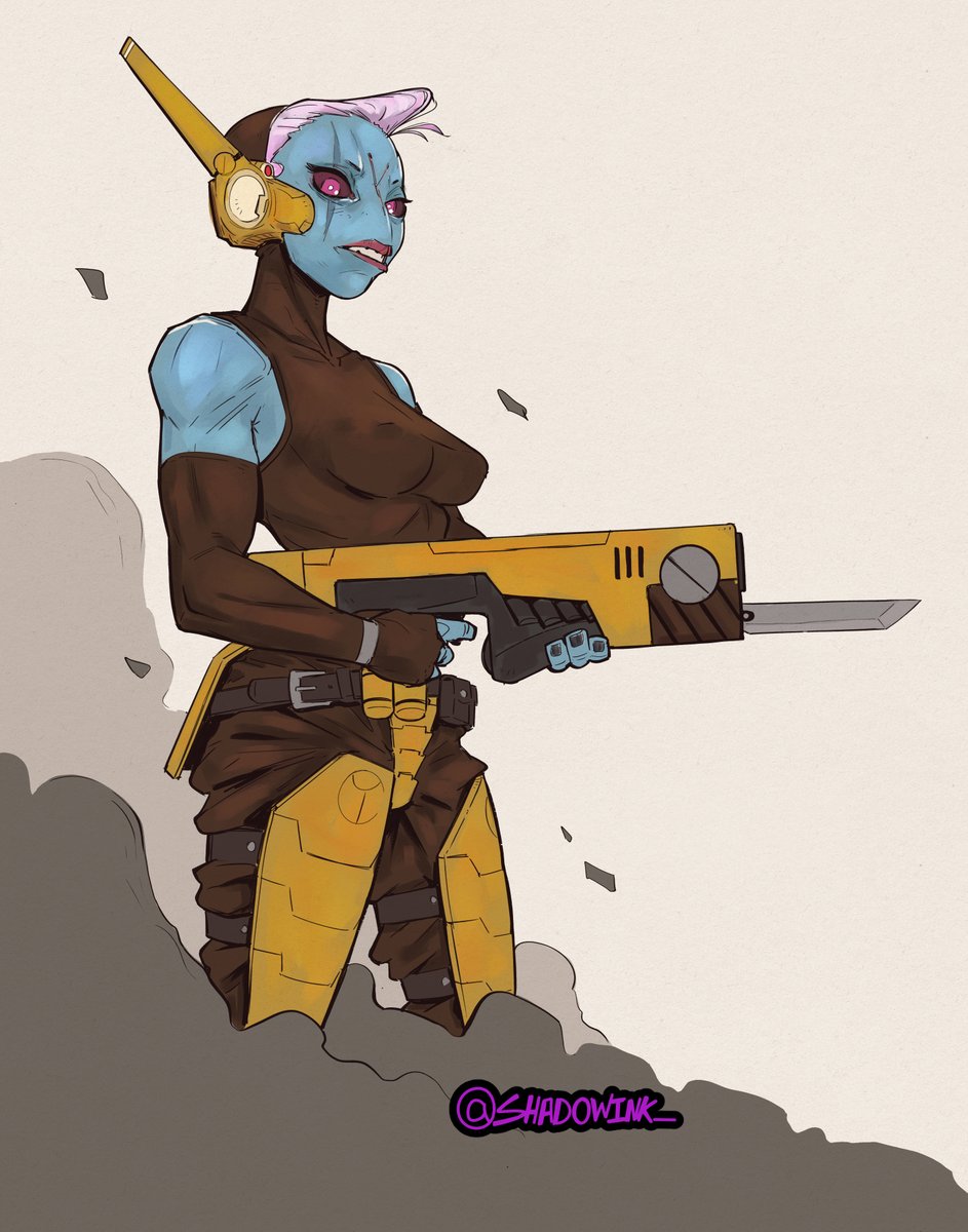 ShadowInk_'s tweet image. Quick Tau art for the morning.
#warhammer40k  #Taurus