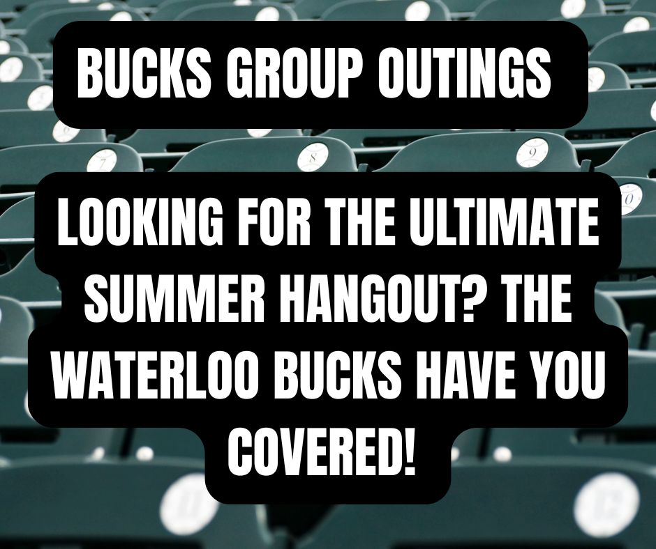 Summer fun starts here! Whether it's coworkers, teammates, or your favorite crew- you'll have an unforgettable time with a Bucks group outing! Seats, snacks, and summer vibes all in one place!

northwoodsleague.com/waterloo-bucks…