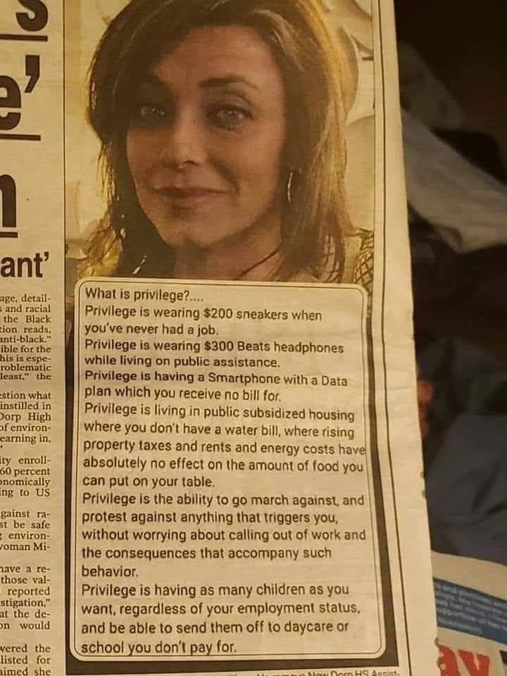 CharmSells's tweet image. What is privilege?