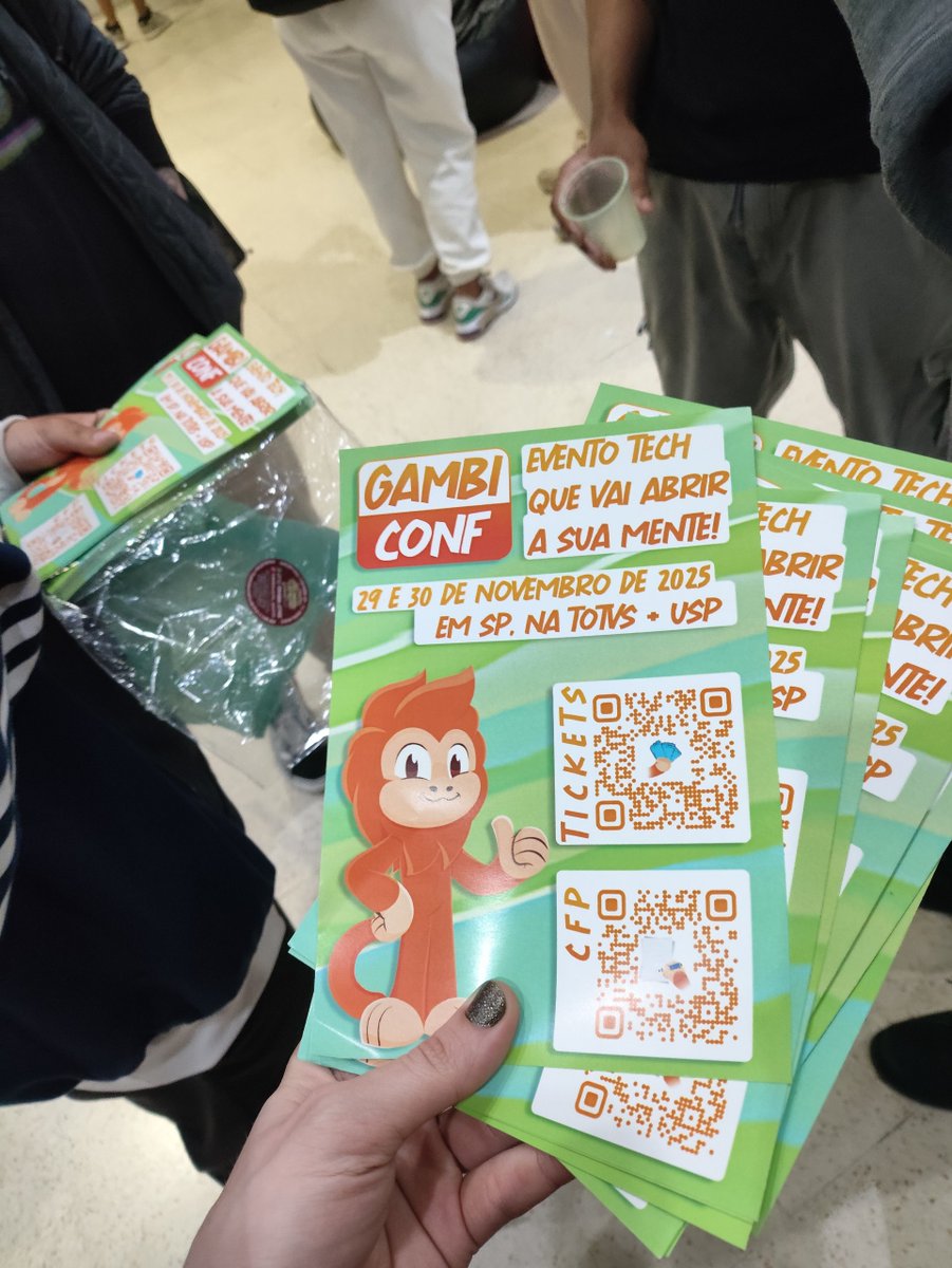 A GambiConf esteve presente na <a href="/cryptorave/">CryptoRave🦄</a> !

Sempre é bom somar com outras comunidades tech 🎉
