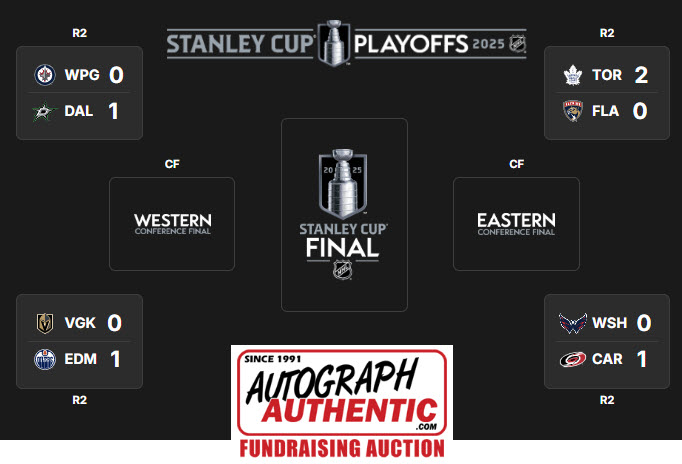 Time to Bid, Win and Support! NHL Playoffs Auction Items: - mailchi.mp/autographauthe…