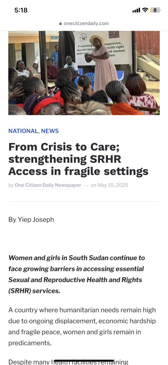 Jamnel Care Organization South Sudan🇸🇸 tweet media