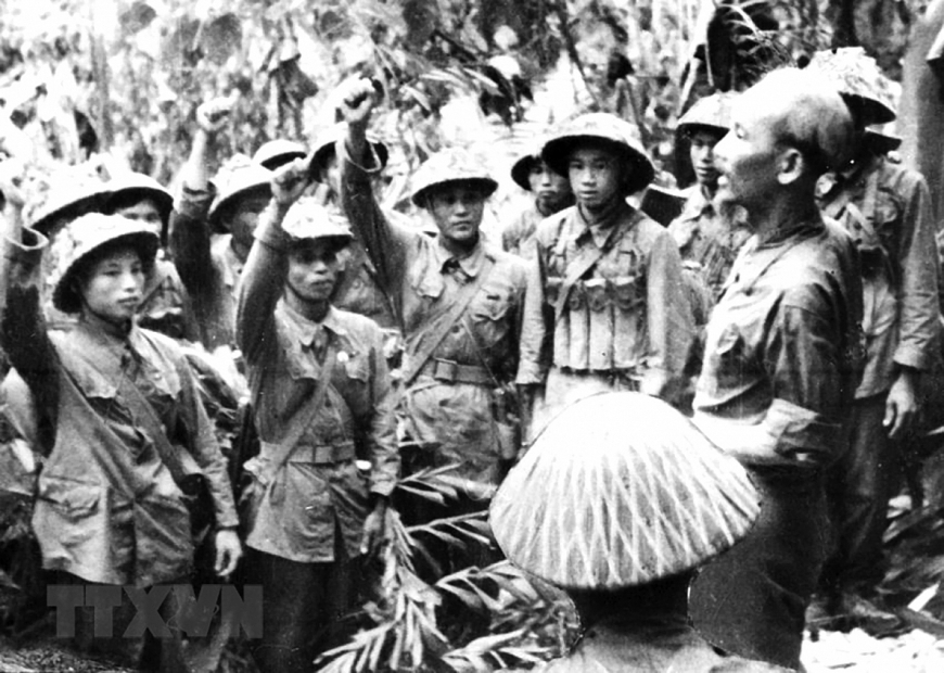 VPA_Soldier's tweet image. Today we celebrate the 135th birthday of Uncle Ho Chi Minh - beloved father of the Armed Forces