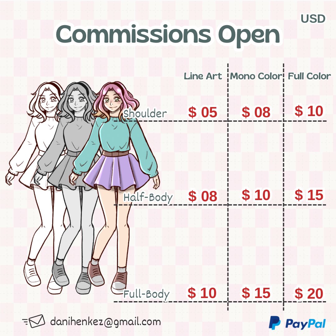 DaniHenke (@danihenke_) on Twitter photo ✨COMMISSIONS OPEN✨
❗️NEW PRICES FOR JUNE❗️
Send me on DM or e-mail: danihenkez@gmail.com
For more information - click here:
danihenkecommissionsinfo.carrd.co
#Commission #commissionsopen #commissionart #art #webcomic #illustration #Clipstudiopaint #manga #anime ✨COMMISSIONS OPEN✨
❗️NEW PRICES FOR JUNE❗️
Send me on DM or e-mail: danihenkez@gmail.com
For more information - click here:
danihenkecommissionsinfo.carrd.co
#Commission #commissionsopen #commissionart #art #webcomic #illustration #Clipstudiopaint #manga #anime