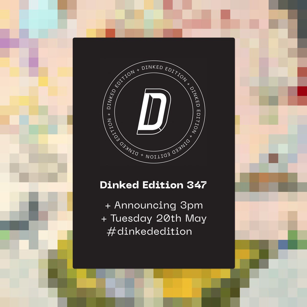 TOMORROW at 3pm

We have something a bit different for you... worth checking out, we reckon.

See you back here for all the info!

#DinkedEdition
