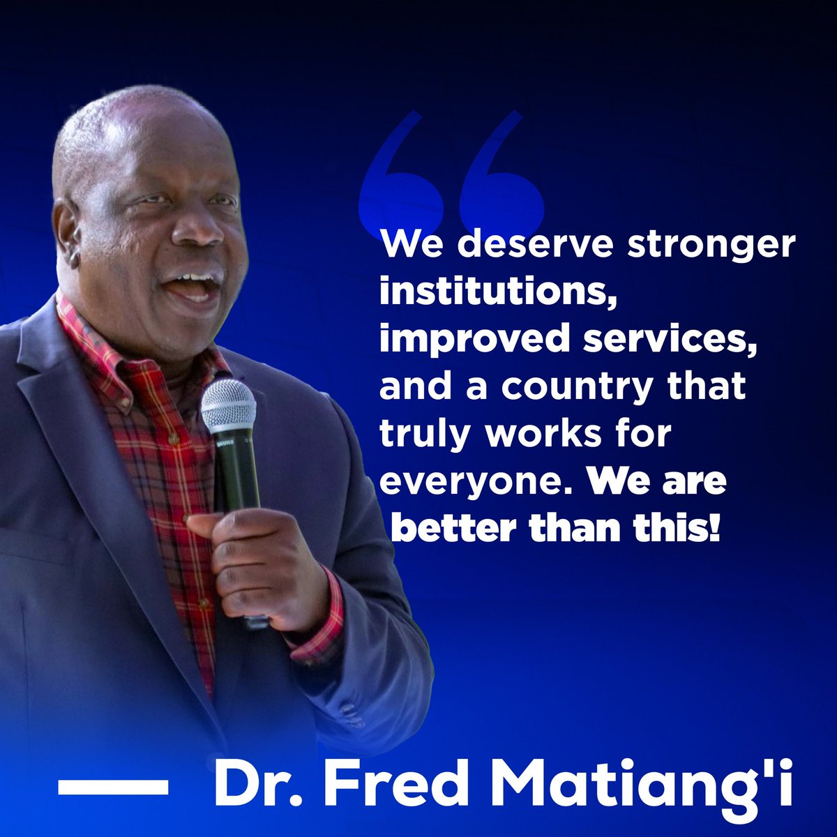 Fellow Kenyans, we are better than this.